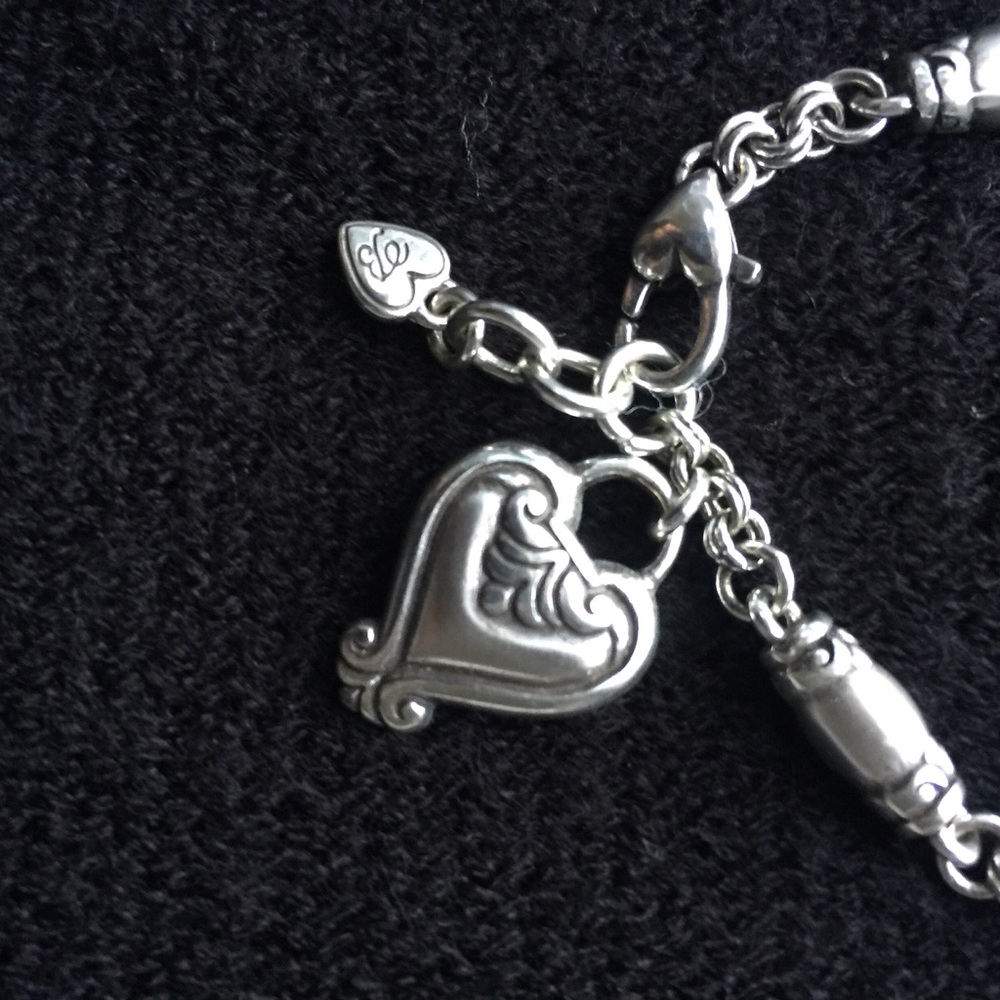 Silver Heart Charm Bracelet - Women Jewelry - Picture 2 of 3